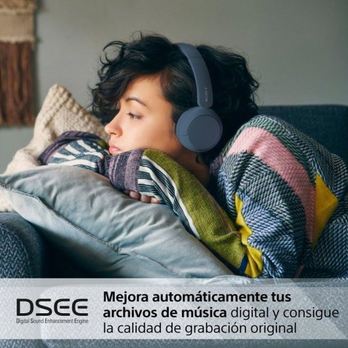 Sony WH-CH520 Auriculares Inalámbricos Bluetooth Azul