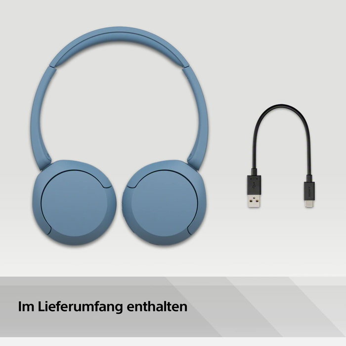 Sony WH-CH520 Auriculares Inalámbricos Bluetooth Azul