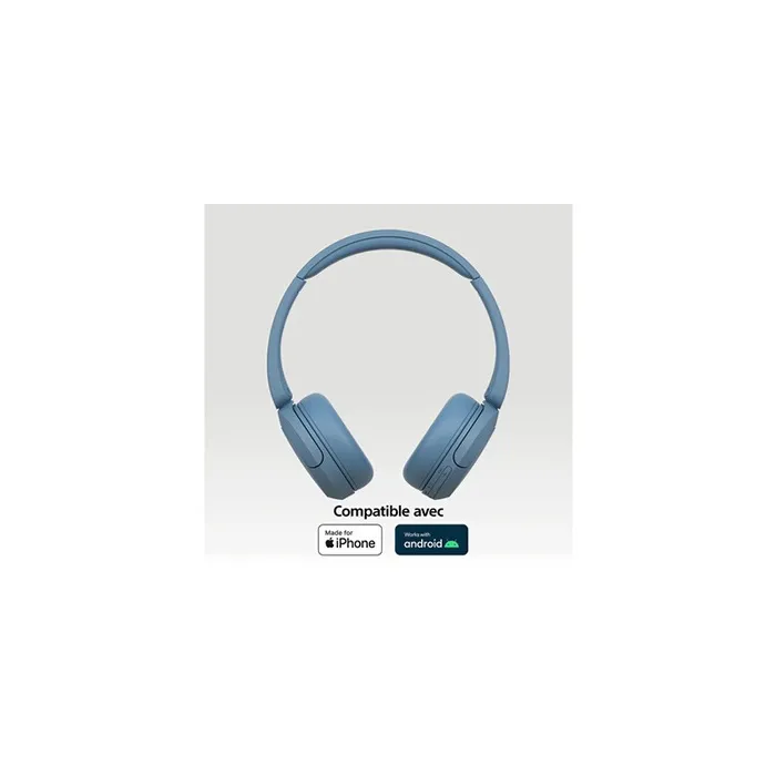 Sony WH-CH520 Auriculares Inalámbricos Bluetooth Azul
