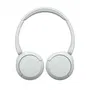 Sony Auriculares Inalámbricos WH-CH520 con Micrófono Bluetooth 5.2 Blancos Hasta 50 Horas Batería