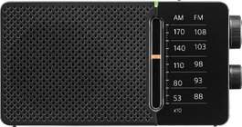 Sangean Radio AM/FM Horizontal – Negro
