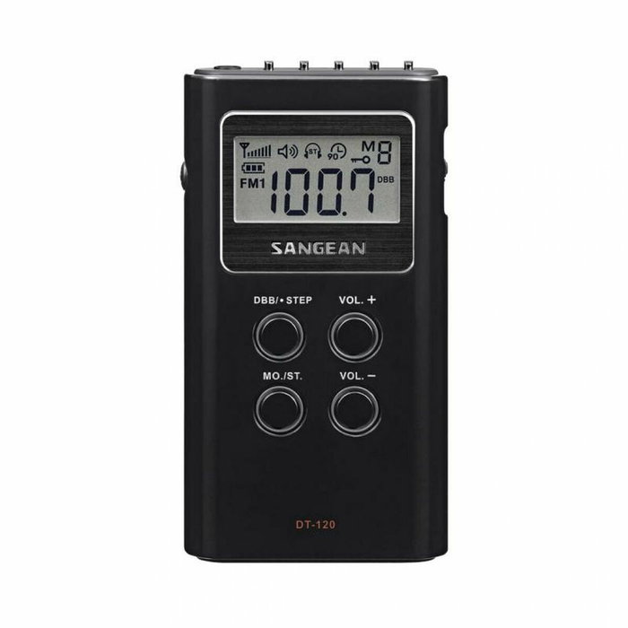 SANGEAN Radio digital DT-120 negro