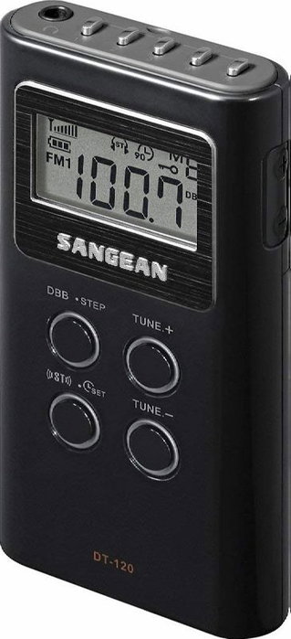 Sangean Radio Digital Receptor Negro 15 Memorias