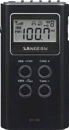 Sangean Radio Digital Receptor Negro 15 Memorias