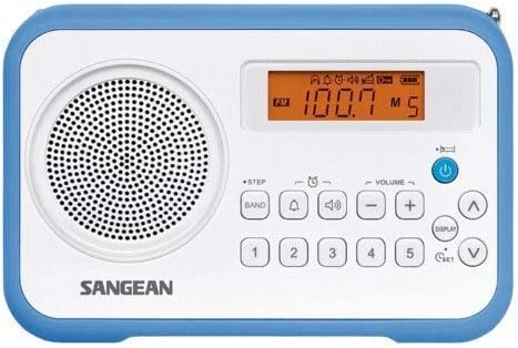 Sangean Radio Digital PR-D18 (Traveller 180) Blanco/Azul