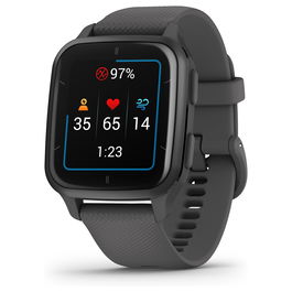 Garmin Wearable 02701GY 010-02701-10 Reloj Inteligente Deportivo Negro