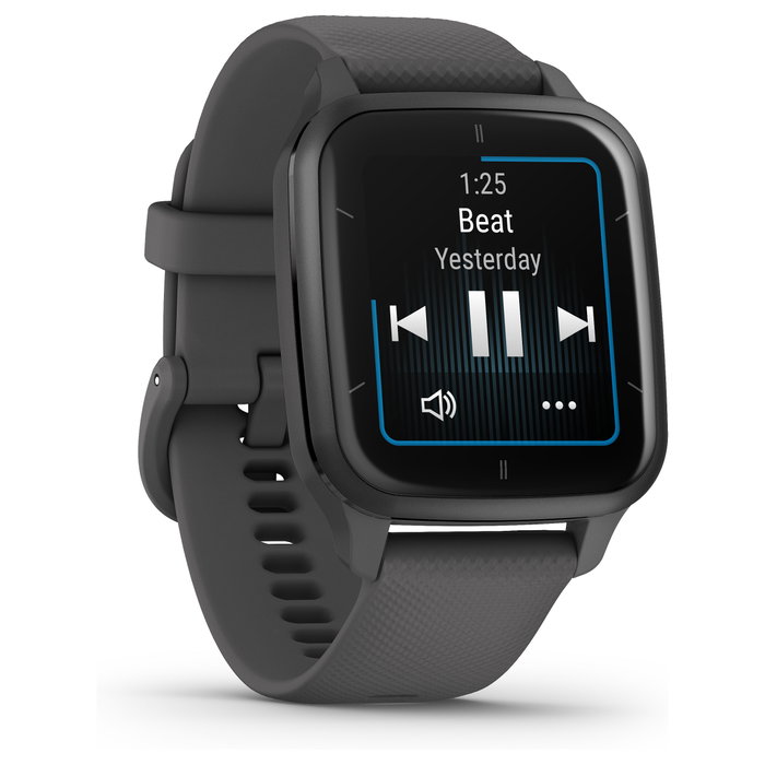 Garmin Venu Sq 2 Reloj Inteligente Unisex GPS 40mm Pantalla AMOLED Táctil 1.4" Monitor Frecuencia Cardíaca - Gris Slate (Shadow Gray)