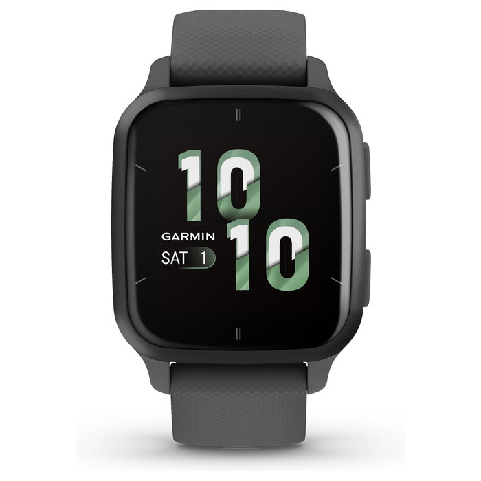 Garmin Venu Sq 2 Reloj Inteligente Unisex GPS 40mm Pantalla AMOLED Táctil 1.4" Monitor Frecuencia Cardíaca - Gris Slate (Shadow Gray)