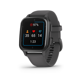 Garmin Wearable 02701GY 010-02701-10 Reloj Inteligente Deportivo Negro