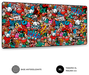 Subblim Alfombrilla Graffiti XL Mouse Pad 900x400x3mm Multicolor