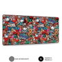Subblim Alfombrilla Graffiti XL Multicolor