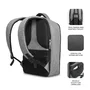 SUBBLIM Mochila Secure V2 AP Antirrobo para Portátil 16" (40.6 cm) Gris, Apertura Trasera, Doble Cremallera, USB, Air Padding, Compartimento Acolchado
