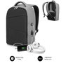 Subblim Mochila Secure V2 AP Antirrobo 16 pulgadas Gris/Negro