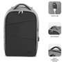 Subblim Mochila Secure V2 AP Antirrobo 16 pulgadas Gris/Negro