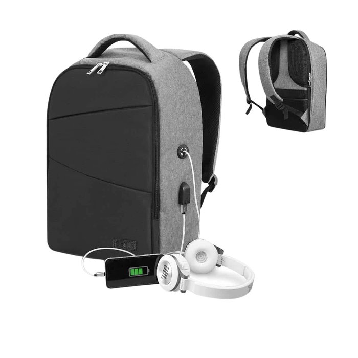Subblim Mochila Secure V2 AP Antirrobo 16 pulgadas Gris/Negro