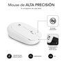 Subblim Combo Business Slim Silencioso Inalámbrico 2.4G Blanco