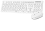 Subblim Combo Business Slim Silencioso Inalámbrico 2.4G Blanco