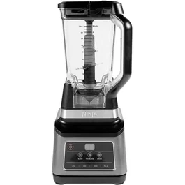 Ninja BN750EU Batidora de vaso 2 en 1 con Auto-iQ, 1200 W, Negro/Plata