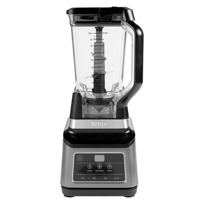 Ninja BN750EU Batidora de vaso 2 en 1 con Auto-iQ, 1200 W, Negro/Plata