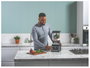 Ninja BN750EU Batidora de vaso 2 en 1 con Auto-iQ, 1200 W, Negro/Plata