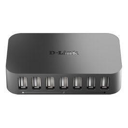 D-Link DUB-H7 Hub USB 2.0 de 7 puertos con carga rápida
