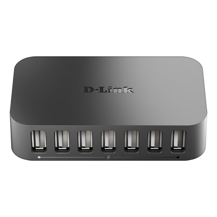 D-Link DUB-H7 Hub USB 2.0 de 7 Puertos con Carga Rápida
