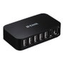 D-Link DUB-H7 Hub USB 2.0 de 7 Puertos con Carga Rápida