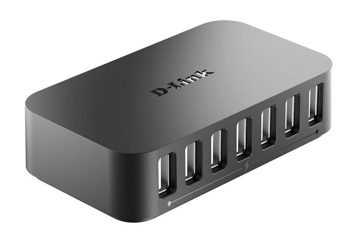 D-Link DUB-H7 Hub USB 2.0 de 7 Puertos con 2 Puertos de Carga Rápida para PC y Mac D-Link DUB-H7 Hub USB 2.0 de 7 Puertos con 2 Puertos de Carga Rápida para PC y Mac