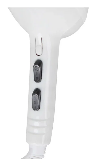 Orbegozo SEH-1800 Secador Profesional de Hotel 1800W, Motor AC, 2 Velocidades / 3 Temperaturas, Función Frío, Cable Rizado, Color Blanco