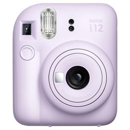 Fujifilm Instax Mini 12 Cámara Instantánea (Púrpura/Lilac) - Con Espejo para Selfies y Flash - Usa Película Mini de 62x46 mm
