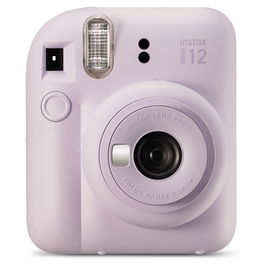 Fujifilm Instax Mini 12 Cámara Instantánea con Flash Automático, Espejo para Selfies y Modo Primer Plano, Azul Pastel