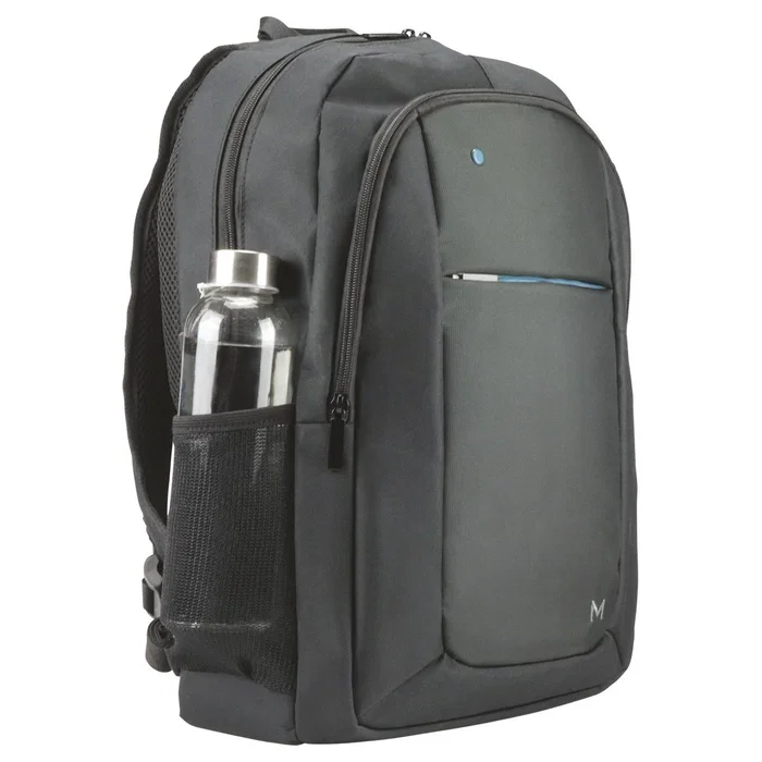 Mobilis The One Maletín Mochila para Portátil de 39.6 cm (15.6 Pulgadas), Color Negro, Poliéster