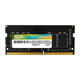 Silicon Power SP016GBSFU320X02 - Memoria RAM 16GB (1x16GB) DDR4 3200MHz PC4-25600 CL22 SO-DIMM 260-pin para Portátil