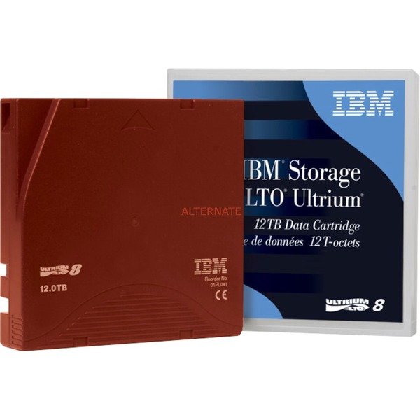 IBM LTO-8 Ultrium Cartucho de Cinta 12 TB/30 TB IBM LTO-8 Ultrium Cartucho de Cinta 12 TB/30 TB