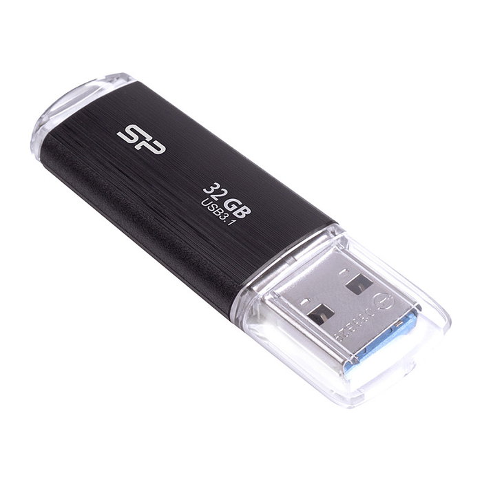 Silicon Power Blaze B02 USB 3.2 Gen 1 32GB Pendrive Negro - SP032GBUF3B02V1