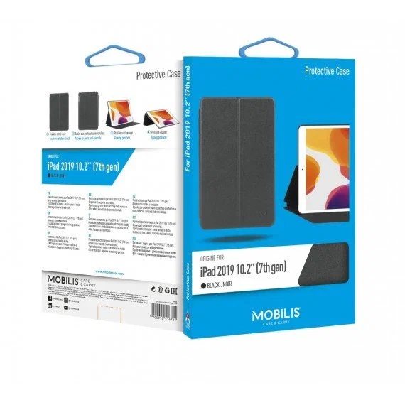 Mobilis 048027 Funda Folio para Tablet Apple iPad 2019 (7th Gen) 10.2 Pulgadas - Color Negro