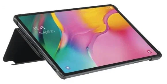 Mobilis 048037 - Funda protectora tipo Folio para Samsung Galaxy Tab S6 Lite 10.4" - Sintético, Negro, Cierre magnético, Portabolígrafo, Resistente a golpes