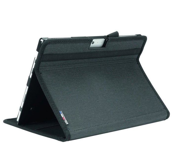 Mobilis 051025 Funda Folio Negro para Samsung Galaxy Tab A 2019 (25.6 cm / 10.1") - Con Cierre de Correa y Modo Espera