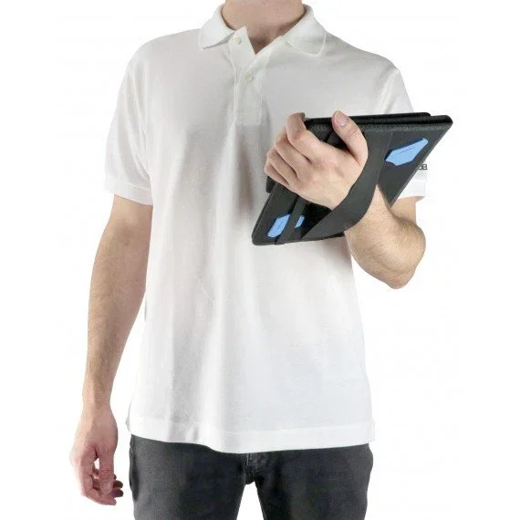 Mobilis 051025 Funda Folio Negro para Samsung Galaxy Tab A 2019 (25.6 cm / 10.1") - Con Cierre de Correa y Modo Espera