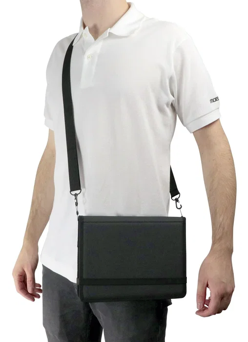 Mobilis 051025 Funda Folio Negro para Samsung Galaxy Tab A 2019 (25.6 cm / 10.1") - Con Cierre de Correa y Modo Espera