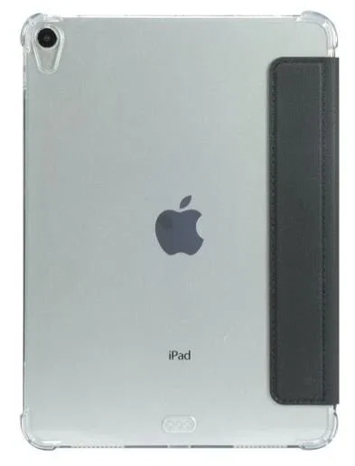 Mobilis Edge Funda Folio Transparente Negro para iPad Air 4 (10.9" / 2020) - Resistente a Rayones y Golpes con Portabolígrafo