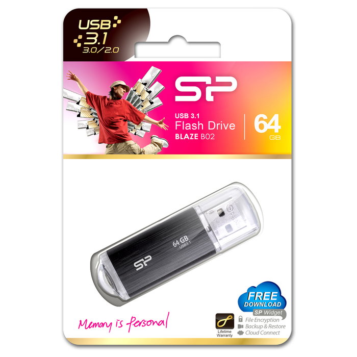 Silicon Power Blaze B02 64 GB Negro Silicon Power Blaze B02 64 GB Negro