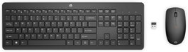 HP Combo 230 Teclado y Ratón Inalámbricos Negro