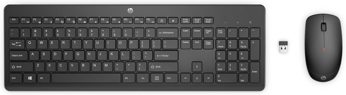 HP Combo 230 de Teclado y Ratón Inalámbricos Negro