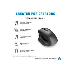 HP 935 Creator Ratón Inalámbrico Negro