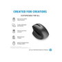 HP 935 Creator Ratón Inalámbrico Negro