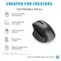 HP 935 Creator Ratón Inalámbrico Negro