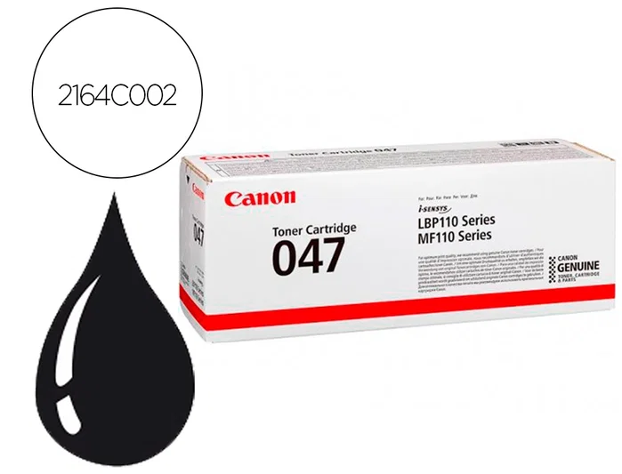 Canon Cartucho de Tóner Negro CRG 047 (2164C002)