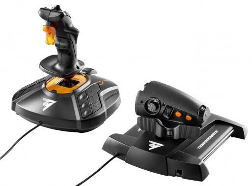 Thrustmaster T.16000M FCS HOTAS Negro y Naranja
