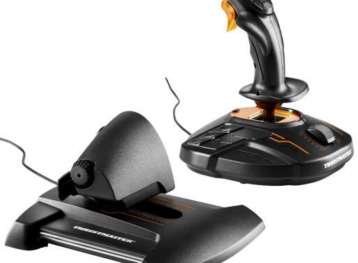Thrustmaster T.16000M FCS HOTAS Negro y Naranja